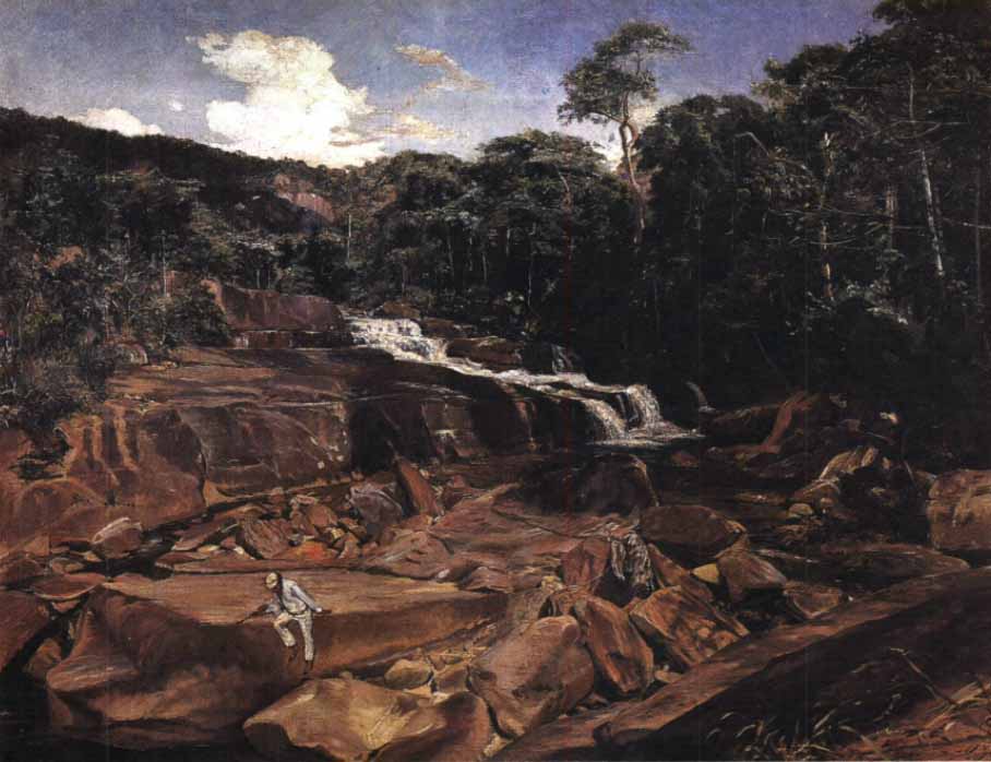 Johann Georg Grimm Waterfall in Teresopolis